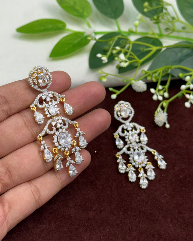CZ Earrings 107856