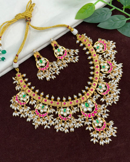 Kundan Neck Set  107921
