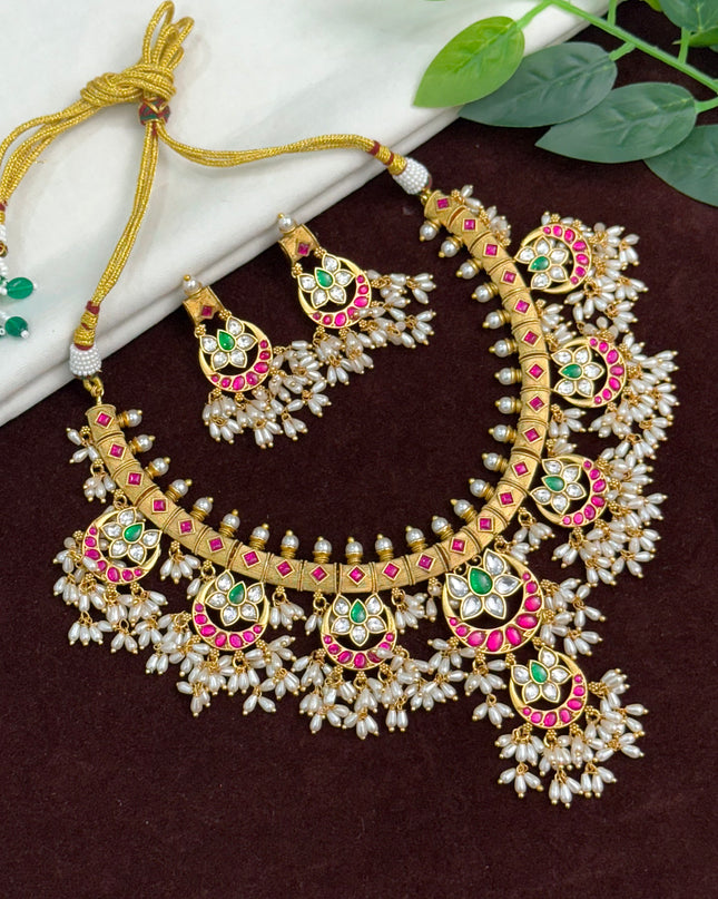 Kundan Neck Set  107921