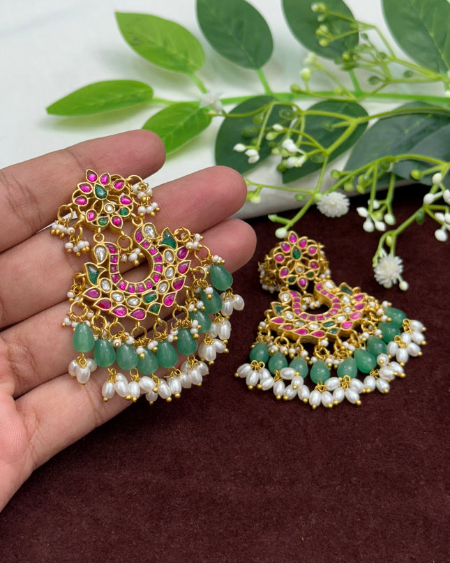 Kundan Earrings 107925