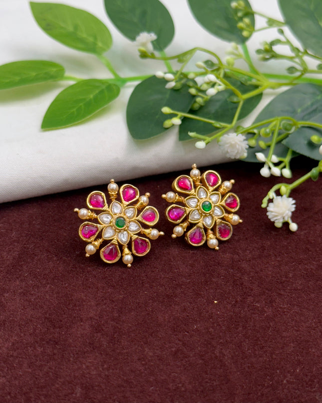 Kundan Earrings 107938