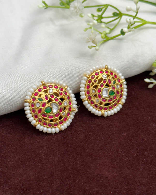 kundan earrings 107946