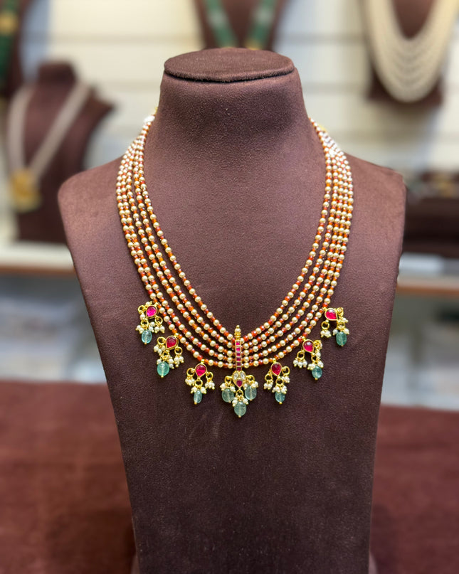 Beads Neck Set 108009