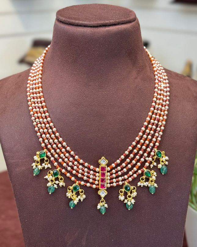 Beads Neck Set 108009