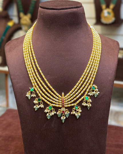 Beads Neck Set 108009