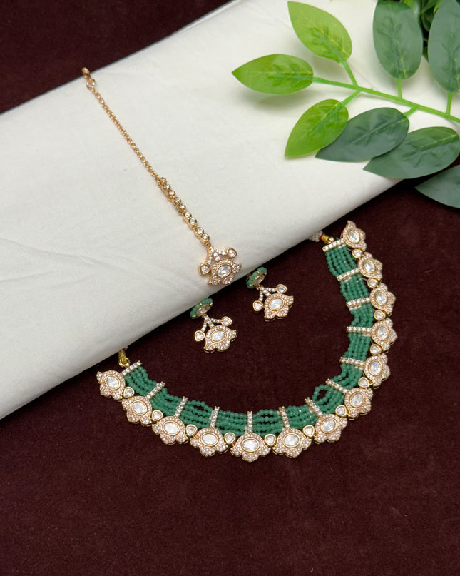 Kundan Neck Set 108018