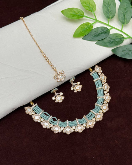 Kundan Neck Set 108018