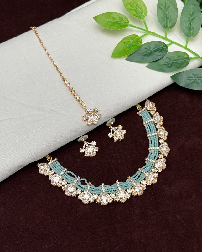 Kundan Neck Set 108018