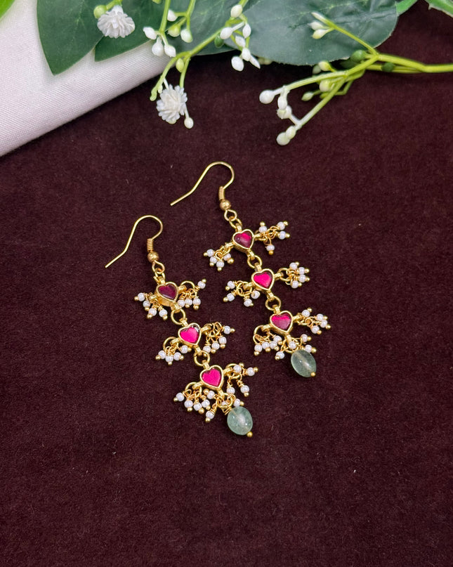 Kundan Earrings 108020