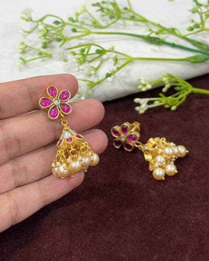 Kundan Earrings 108022