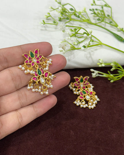 Kundan Earrings 108023
