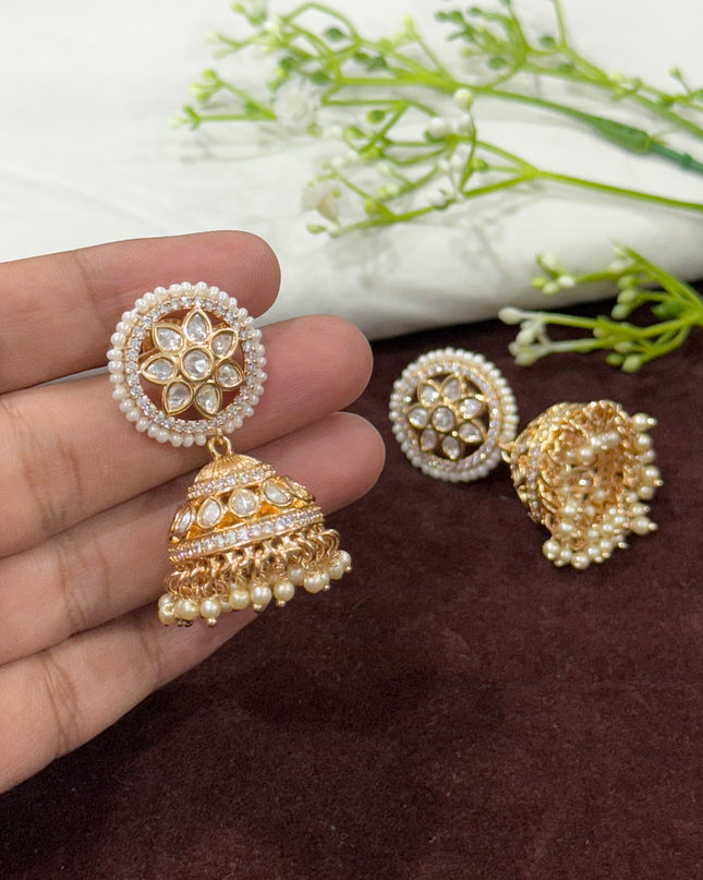 Kundan Earrings 108025