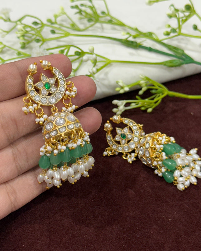 Kundan Earrings 108030