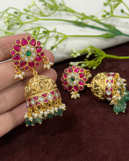 Kundan Earrings 108031