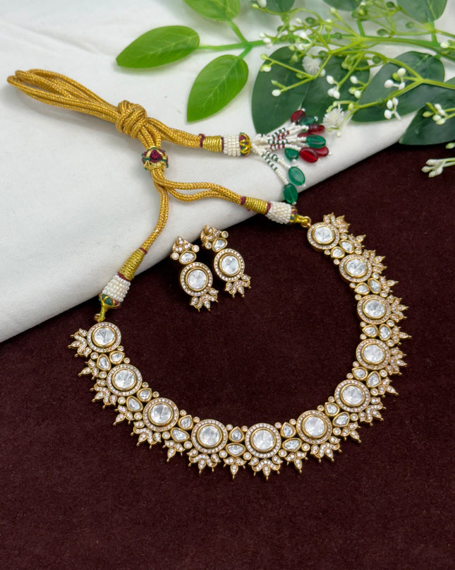 Moissanite Neck Set 108128