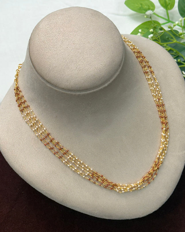 Pearls Neck Set 108146