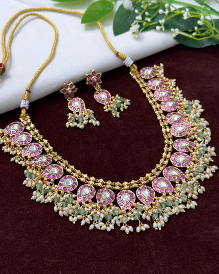 Kundan Neck Set 108165