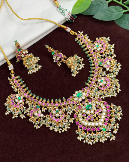 Antique Kundan Neck Set 108193