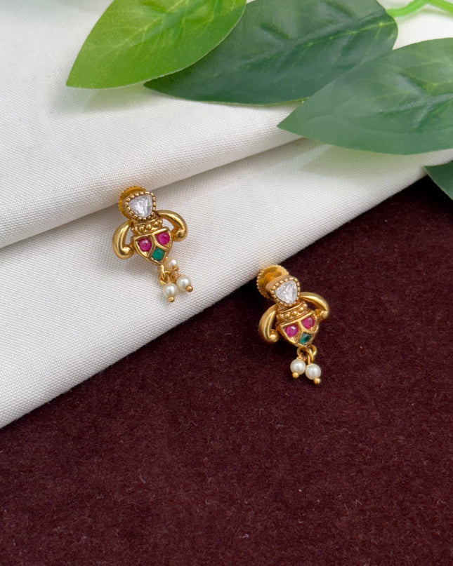 Kundan Earrings 108298