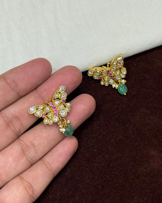 Kundan Earrings 108306