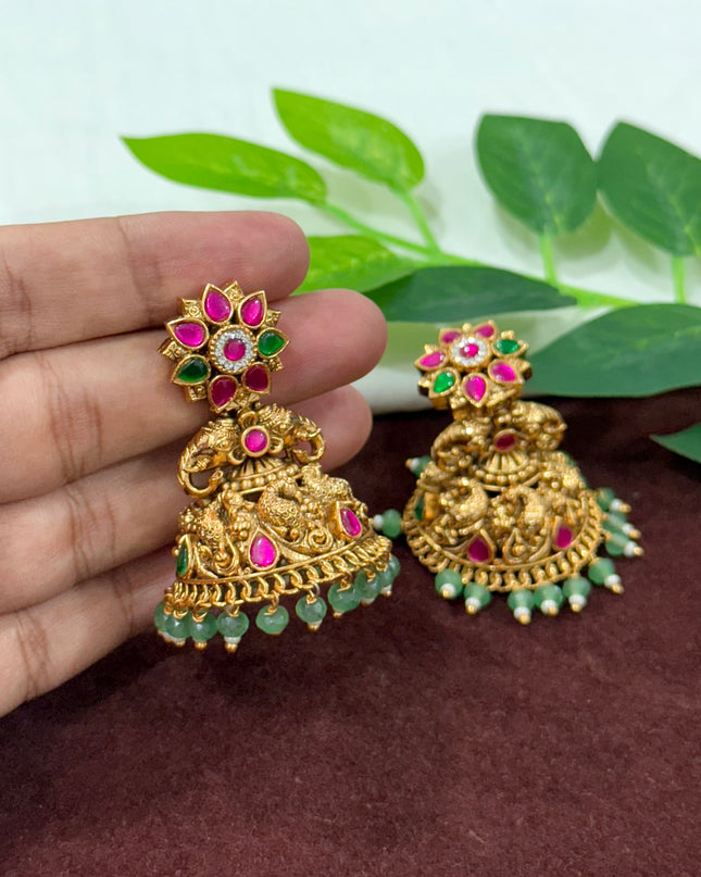 Kundan Earrings 108318