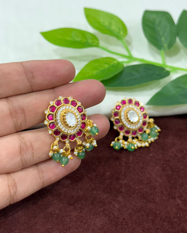 Kundan Earrings 108373