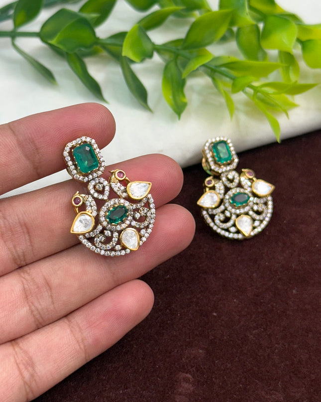92.5 Silver Earrings 108388