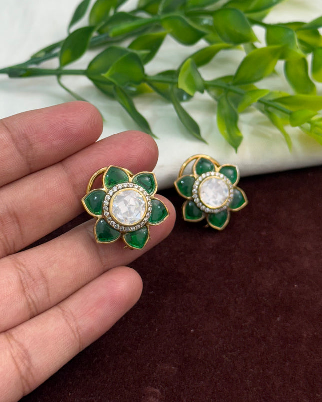92.5 Silver Earrings 108389