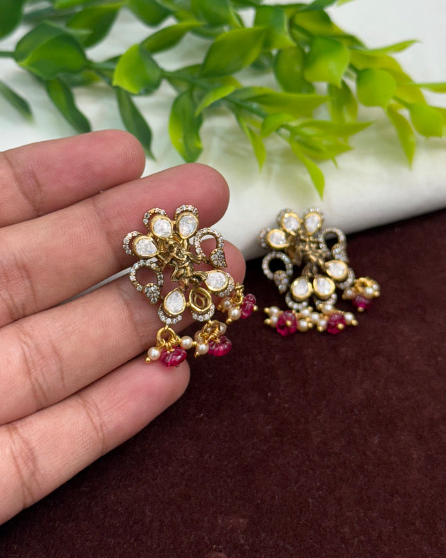 92.5 Silver Earrings 108391