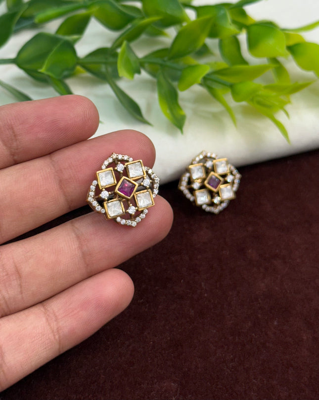 92.5 Silver Earrings 108398