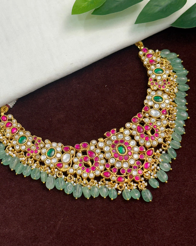 Kundan Neck Set 108407