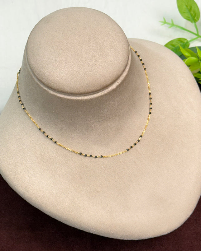 92.5 Silver Black Beads 108477