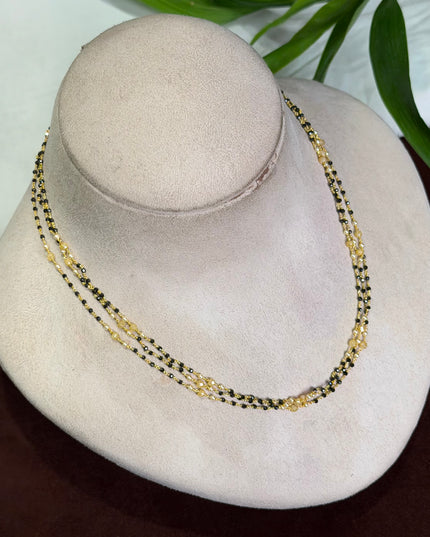 92.5 Sliver Black Beads 108478