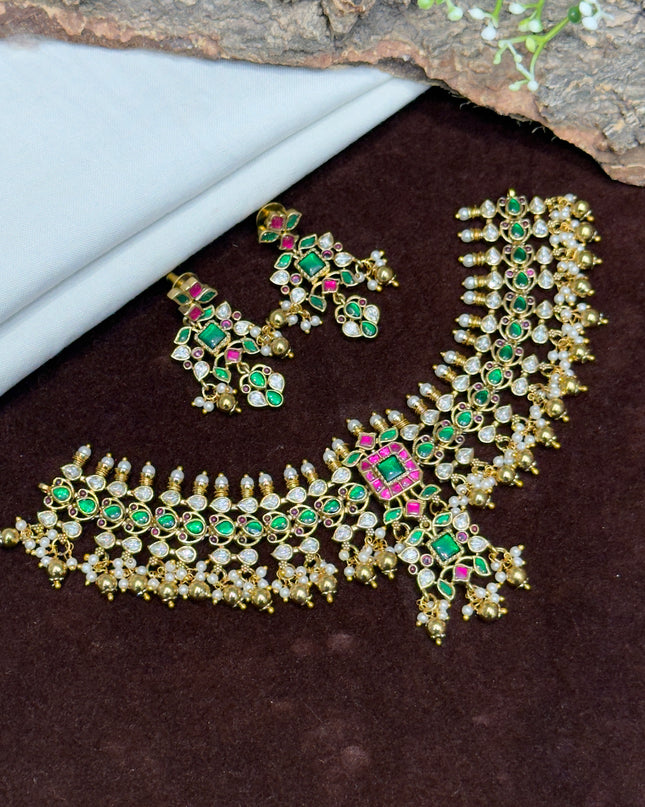 Kundan Neck Set 108503