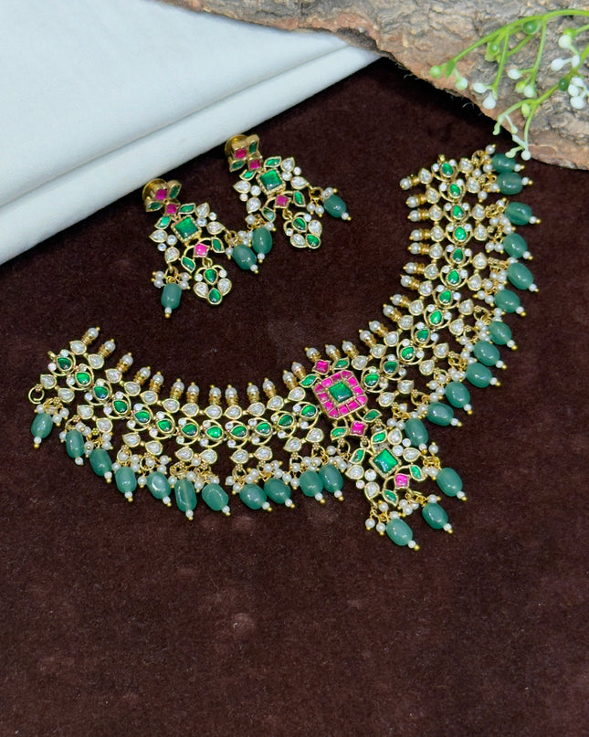 Kundan Neck Set 108503