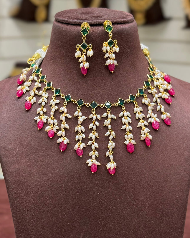 Polki Neck Set 108586