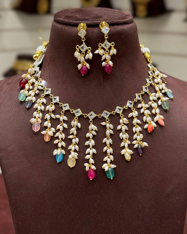 Polki Neck Set 108586