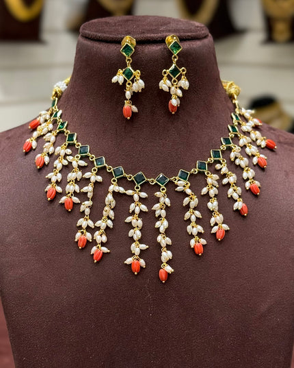 Polki Neck Set 108586