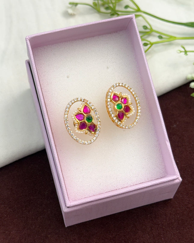 Kundan Studs 108619