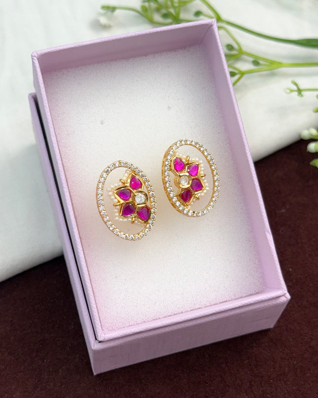 Kundan Studs 108619