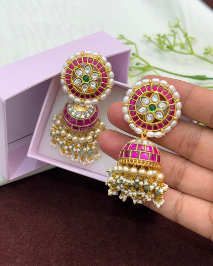 Kundan Earrings 108684