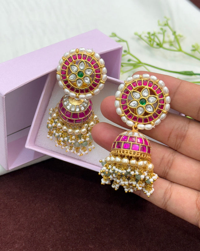 Kundan Earrings 108684