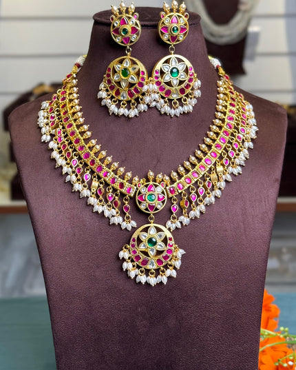 Kundan Neck Set 108741