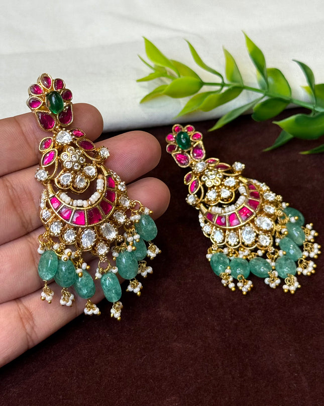 KUNDAN EARRINGS 108835