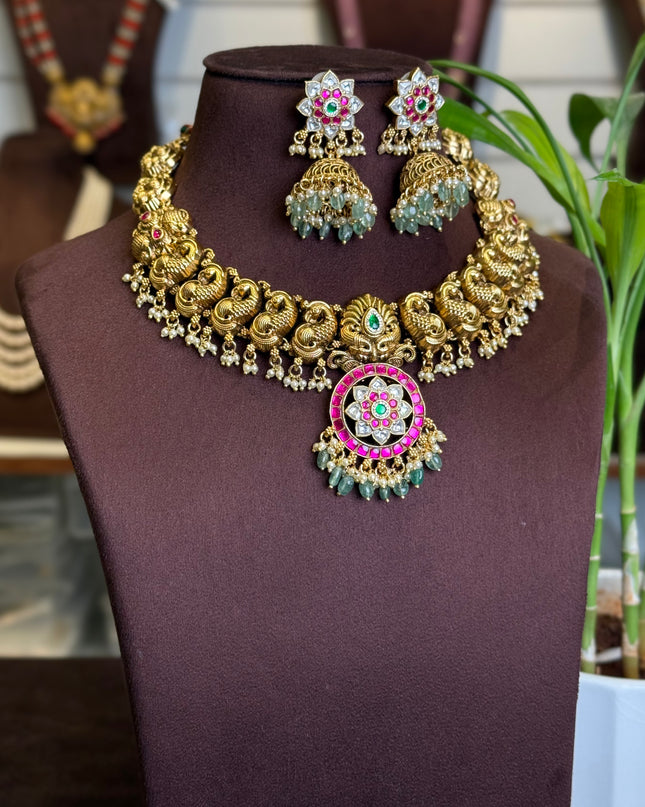 Kundan Neck set 108863