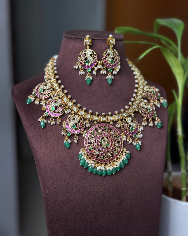 Kundan Neck set 108870