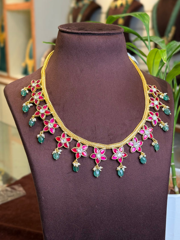 Kundan Neck Set 108932