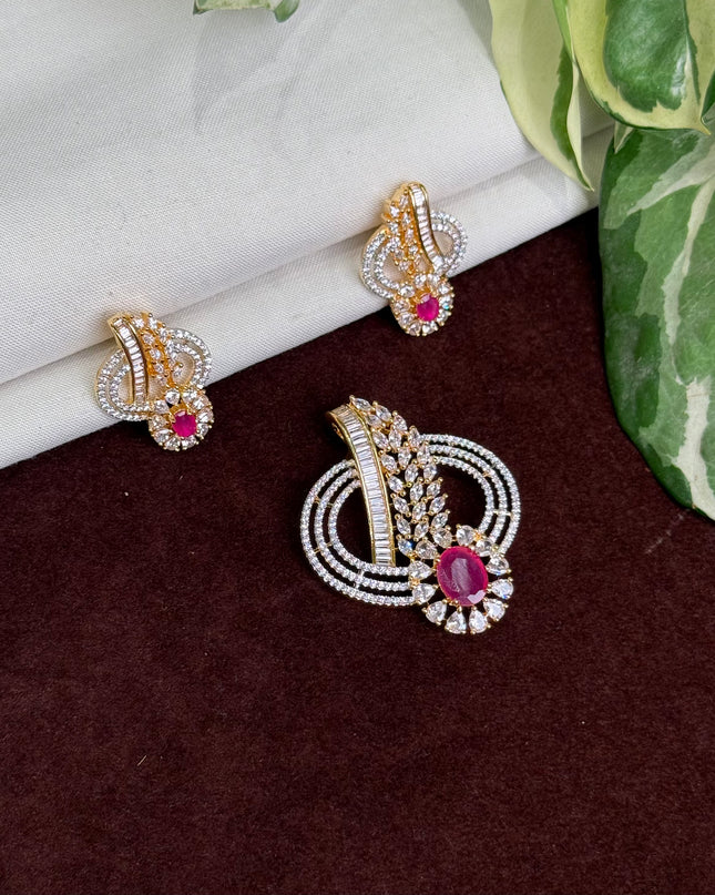 CZ Pendent set 109045