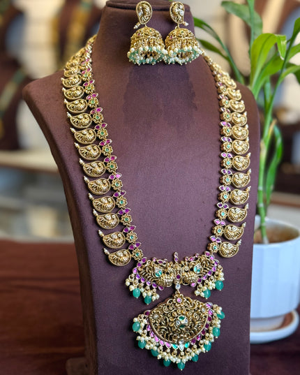 Kundan Long Neck set 109115