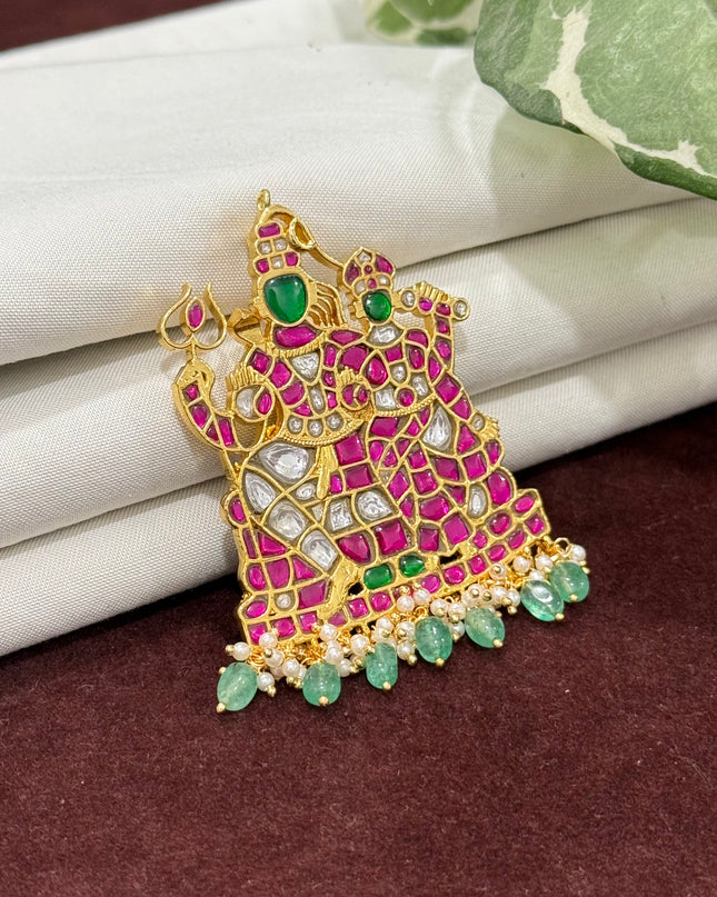 Kundan pendent 109136